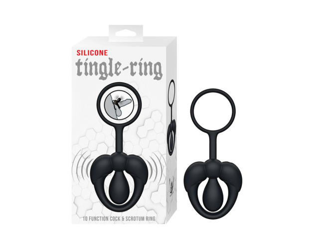 Silicone Tingle Ring Black