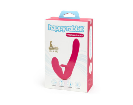 Happy Rabbit Vibr Strapless Strap-On Pnk